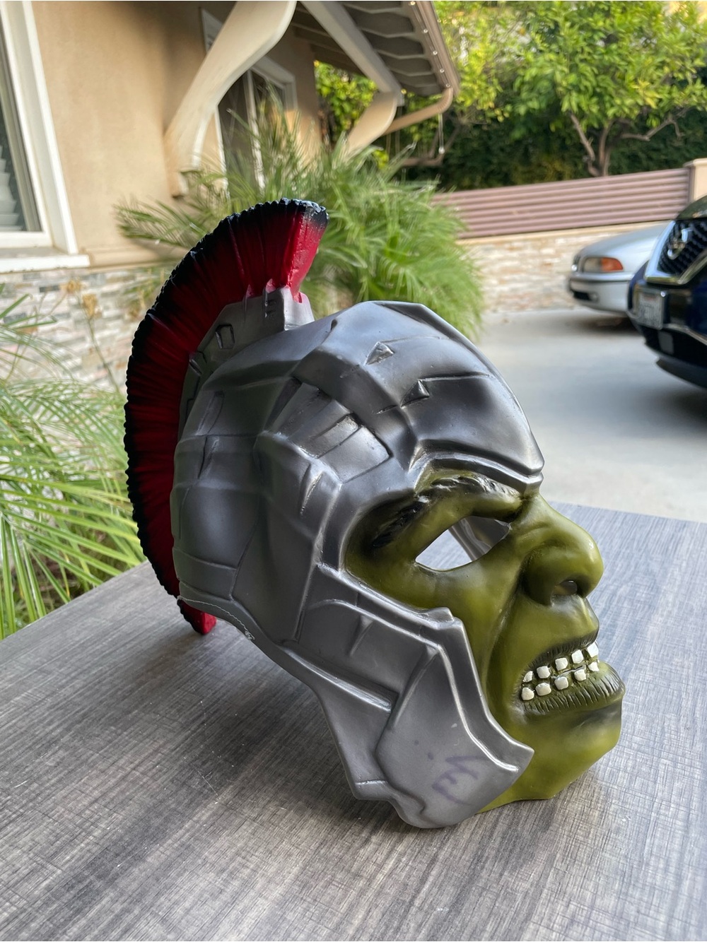 Marvel Gladiator Hulk Mask Thor Ragnarok Kids Full Head Mask - Picture 3 of 6